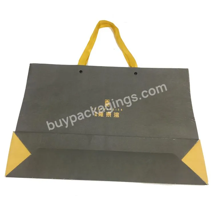 custom logo full color brand gift bag closes strap gift bags for hair