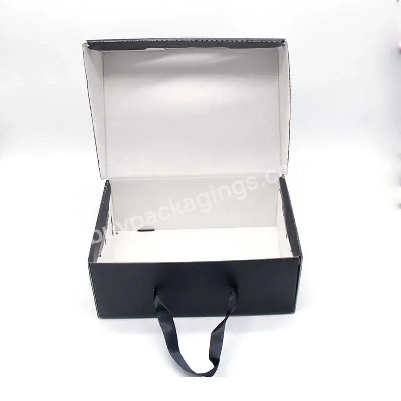 Custom Logo Gift Packaging Foldable Cardboard Packaging Box For Shoes