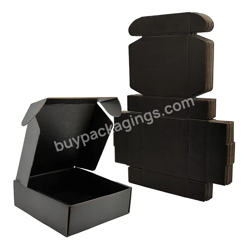 Custom Logo Gold Printed Corrugated Shipping Boxes Cardboard Mailer Box Packaging Box For Cosmetic Suits