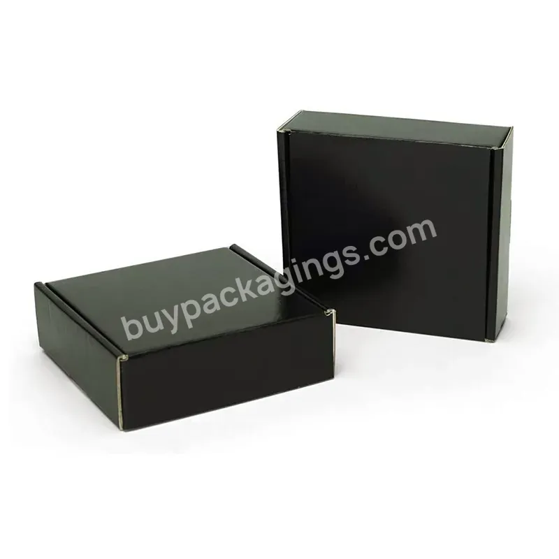 Custom Logo Gold Printed Corrugated Shipping Boxes Cardboard Mailer Box Packaging Box For Cosmetic Suits