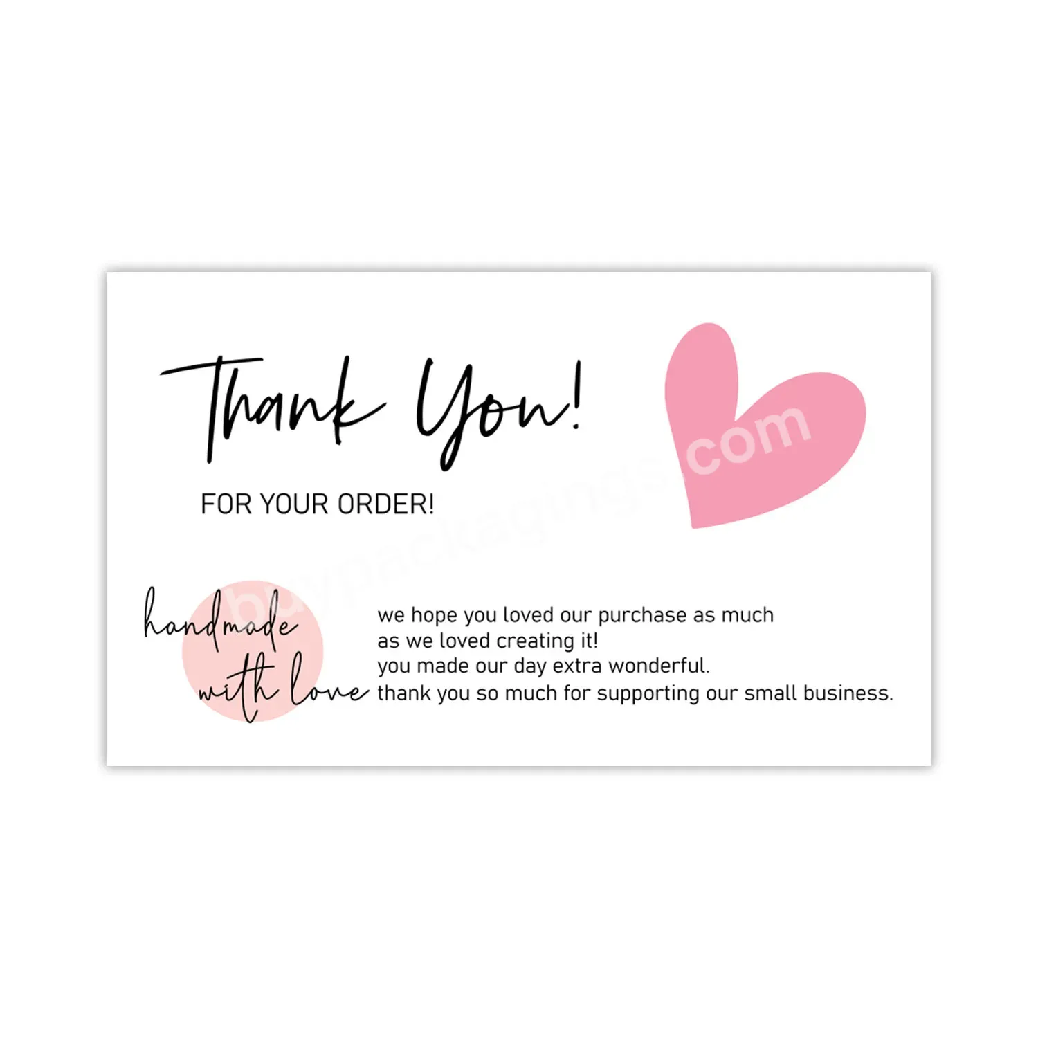 Custom Logo High Quality Birthday Cards Brochure Thank You Cards For Small Business