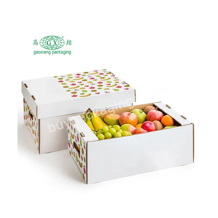 Custom Logo High Quality Carton Fruit Mailbox Corrugated Carton Mailing Packaging