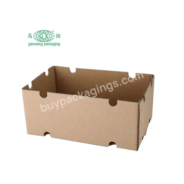 Custom Logo High Quality Carton Fruit Mailbox Corrugated Carton Mobile Carton Brownie Packaging Box