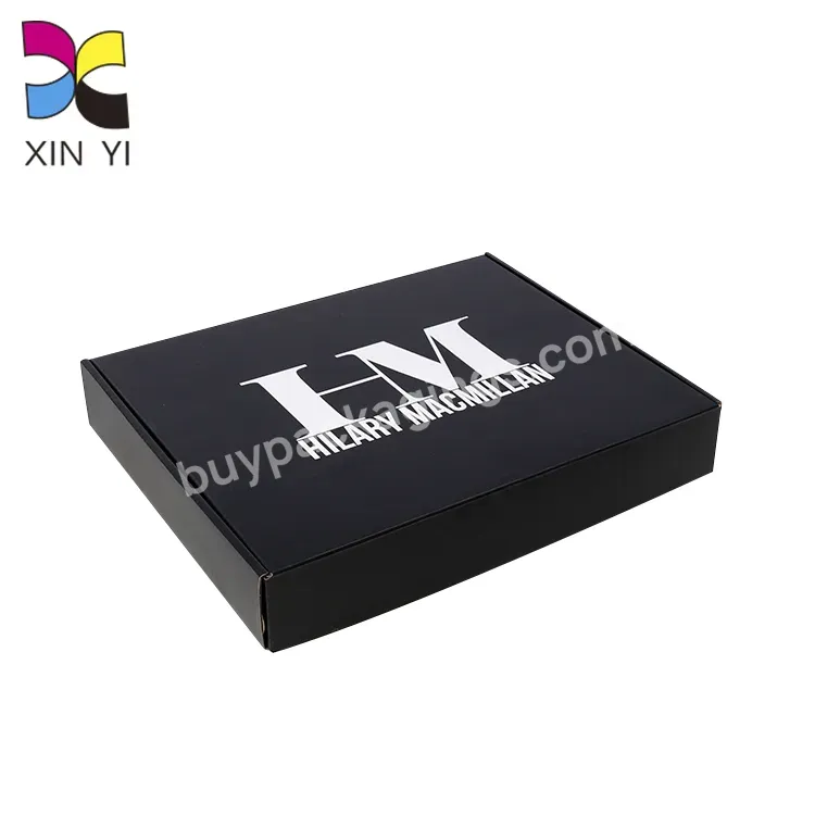 Custom Logo High Quality Corrugated Packaging Boxes Mailer Shipping Dress Shirt Packaging