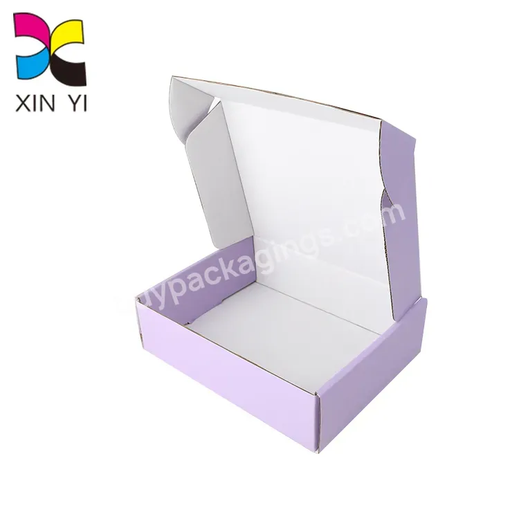 Custom Logo High Quality Cosmetics Lash Corrugated Mailer Packaging Box