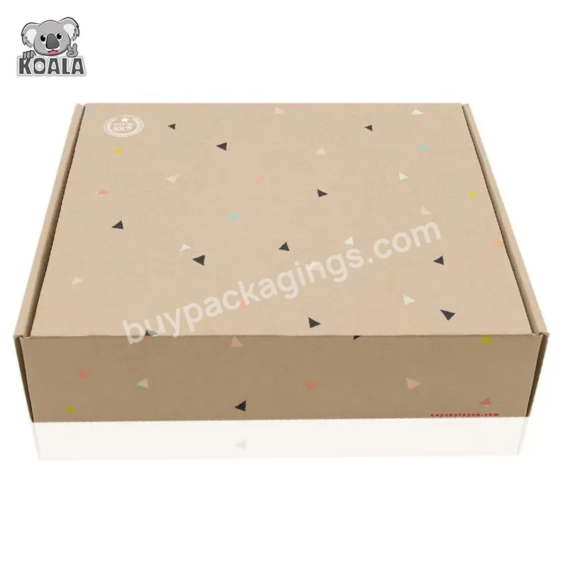 Custom Logo Hot Sale Portable Book Mailing Folding A9 Corrugated Box