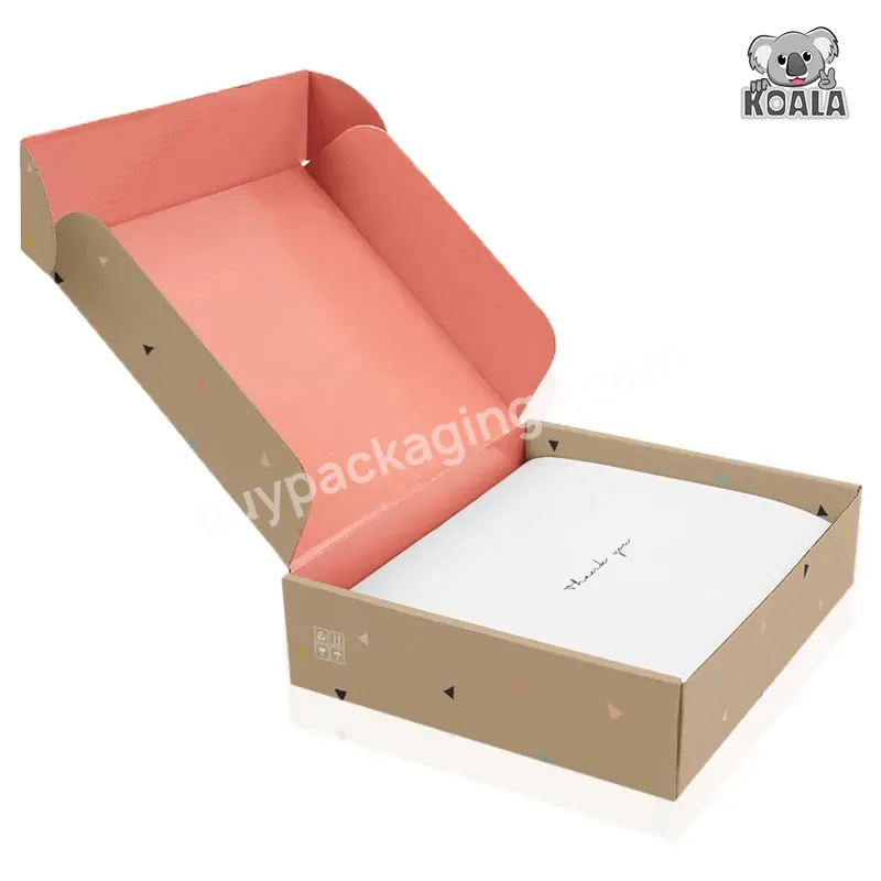 Custom Logo Hot Sale Portable Book Mailing Folding A9 Corrugated Box