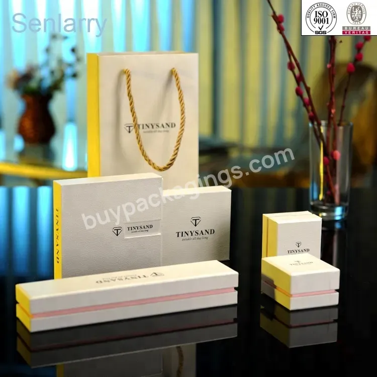 Custom Logo Jewelry Paper Packaging For Ring Jewelry Box