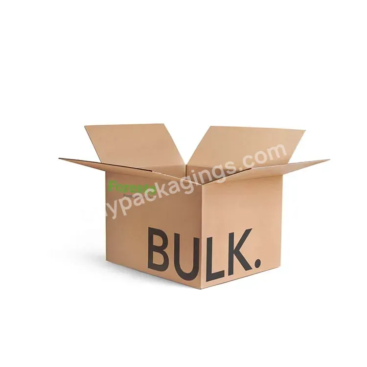 Custom Logo Kraft Cardboard Carton Shipping Packaging Brown Cardboard Shipping Boxes