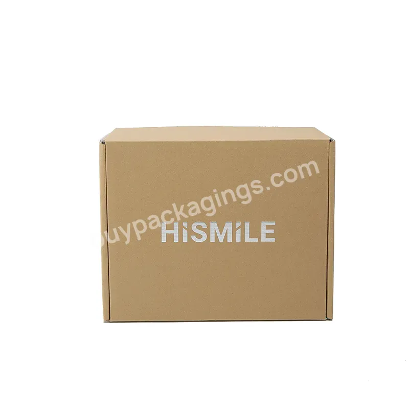 Custom Logo Kraft Carton Packing Customized Shipping Box Packaging