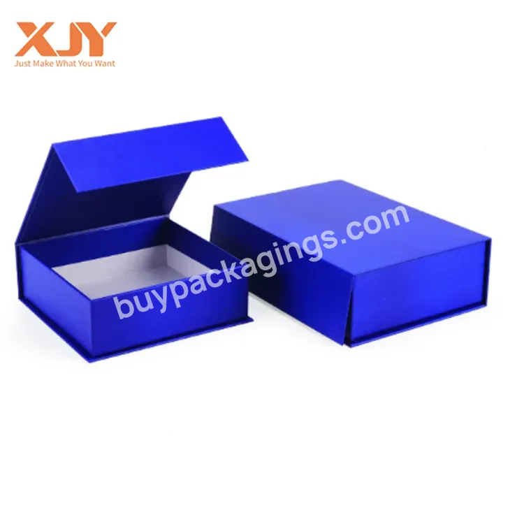 Custom Logo Large Luxury Rigid Magnetic Folding Paper Packaging Gift Box For Packing