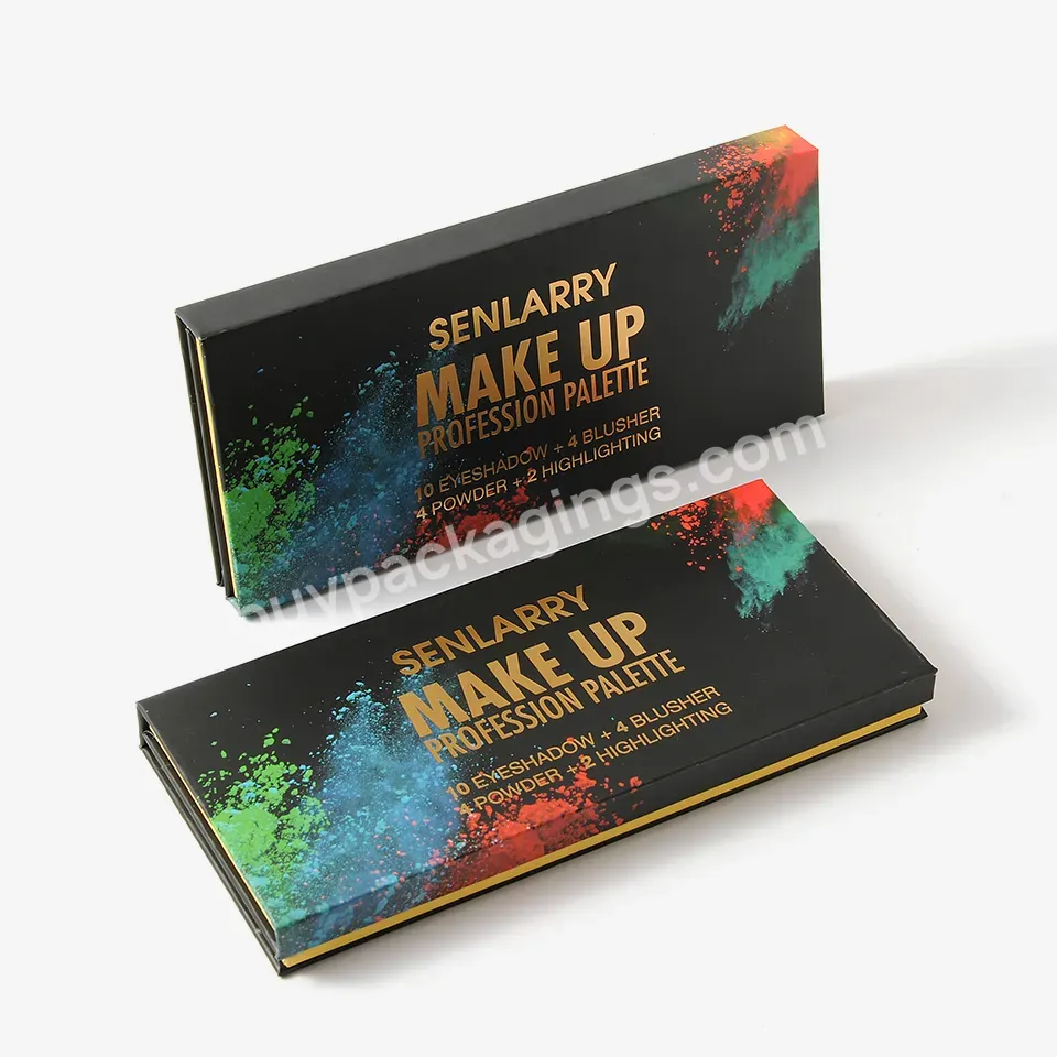 Custom Logo Low Moq Luxury Cosmetic Makeup Eyeshadow Palette Packaging