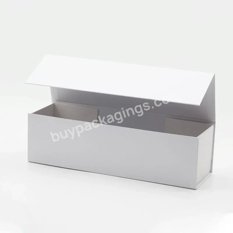 Custom Logo Luxury Cardboard Folding Rigid Hard Magnetic Gift Packaging Box For Wine Bottle