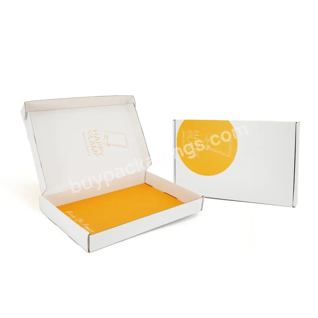 Custom Logo Luxury Corrugated Cardboard Packaging Shoe Box For Hair Wig Packaging