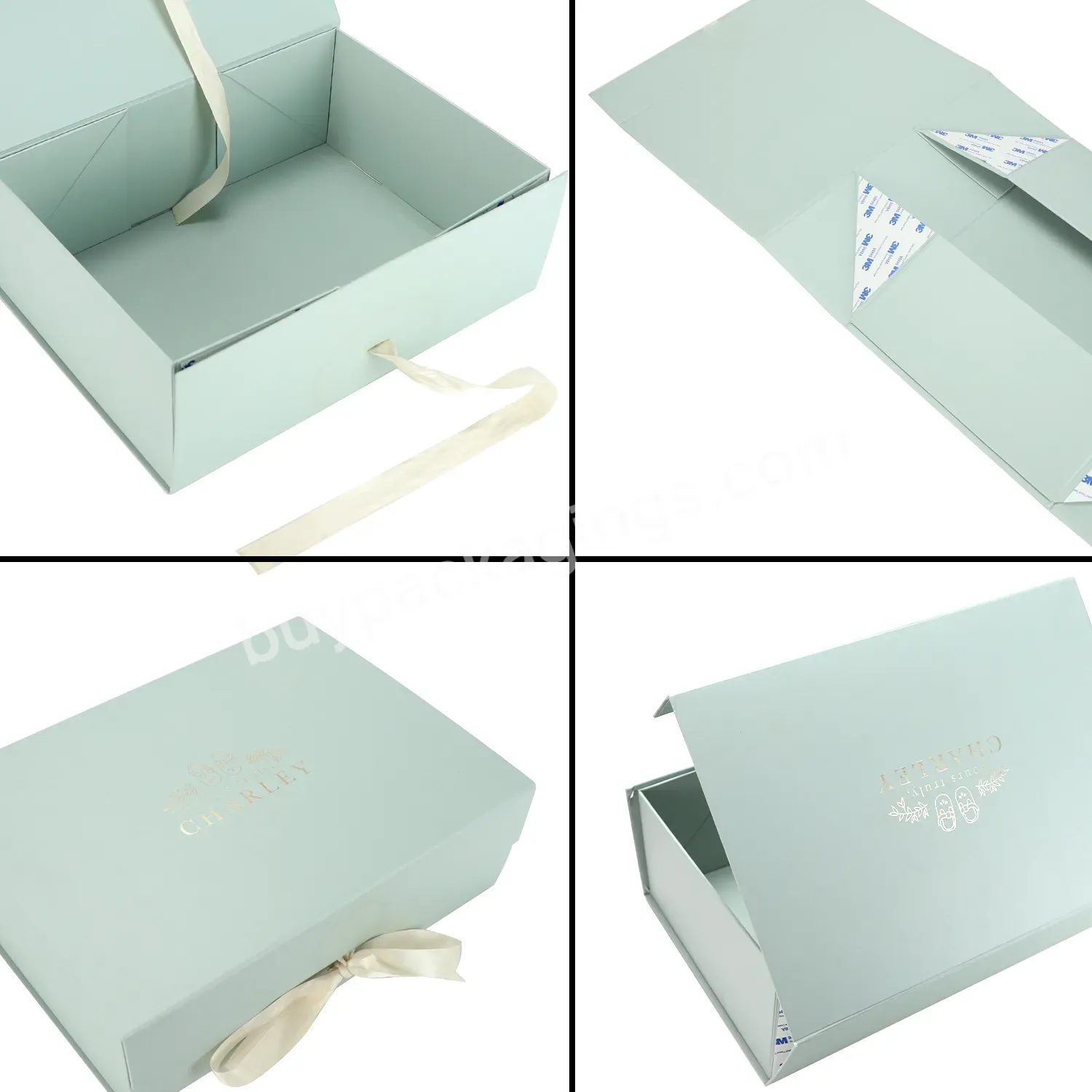 Custom Logo Luxury Extra Large Packaging Paper Boxes For Heavy Wedding Dress Clothing Delivery Gift Box