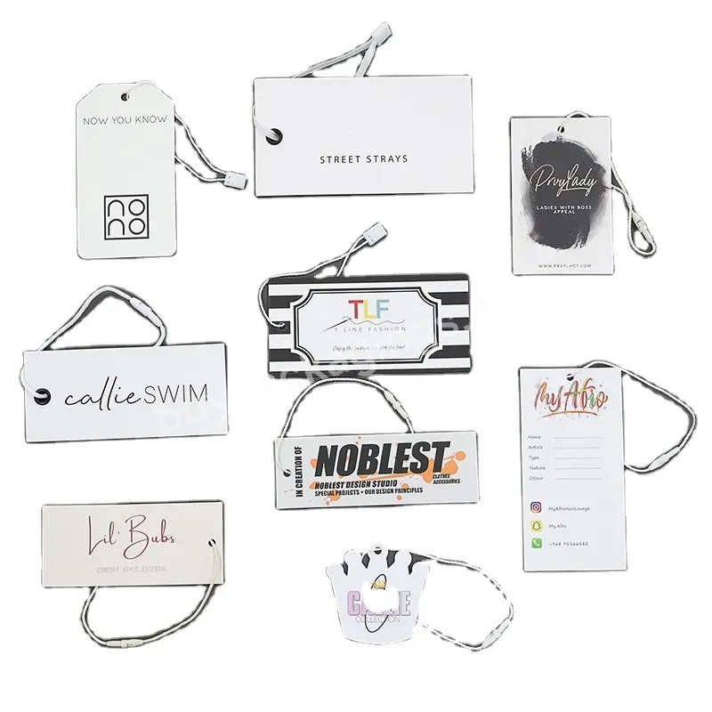 Custom Logo Luxury Hang Tags Clothing Eco Label For Wedding/party/birthday Hang Tag Clothing