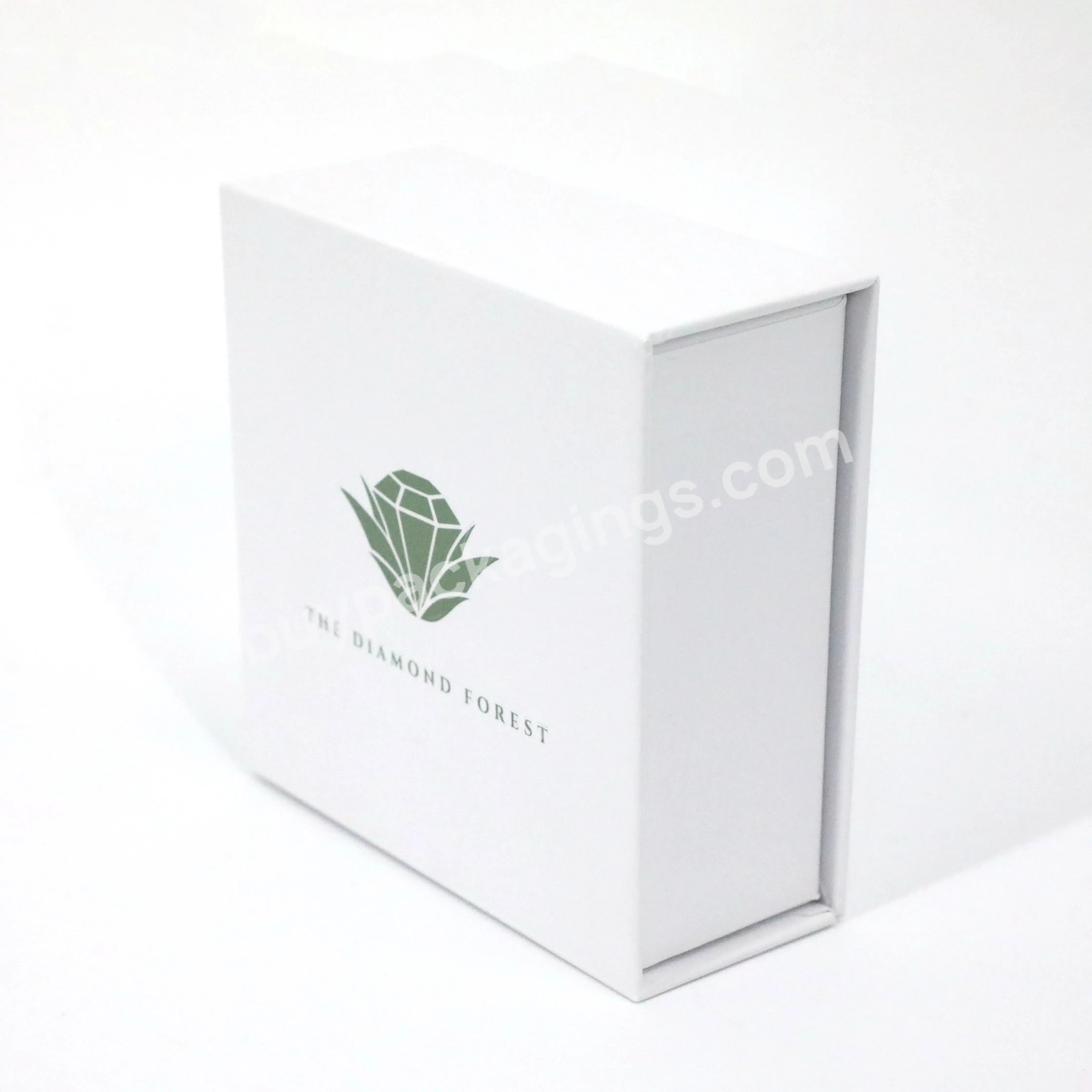 Custom Logo Luxury Matte Rigid White Gift Box Magnetic Product Closure Cardboard Paper Box Folding Box With Lid