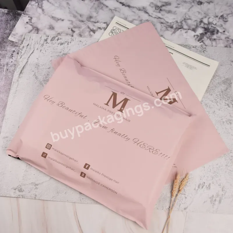 Custom Logo Luxury Pink Mailer Poly Matt Plastic Pe Mailing Courier Packing Self Adhesive Sealing Shipping Bag For Shoes - Buy Mailer Poly Bag With Custom Logo,Pink Mailer Poly Matt Plastic Bag,Plastic Pe Mailing Courier Packing Bag.