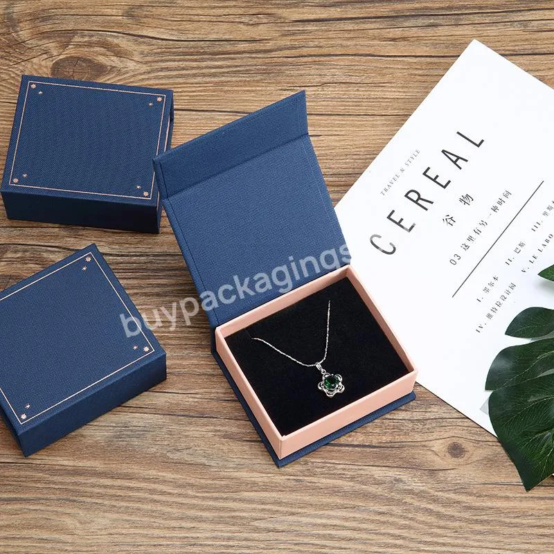 Custom Logo Luxury Printed Jewelry Storage Packaging Unique Necklace Jewelry Packaging Box