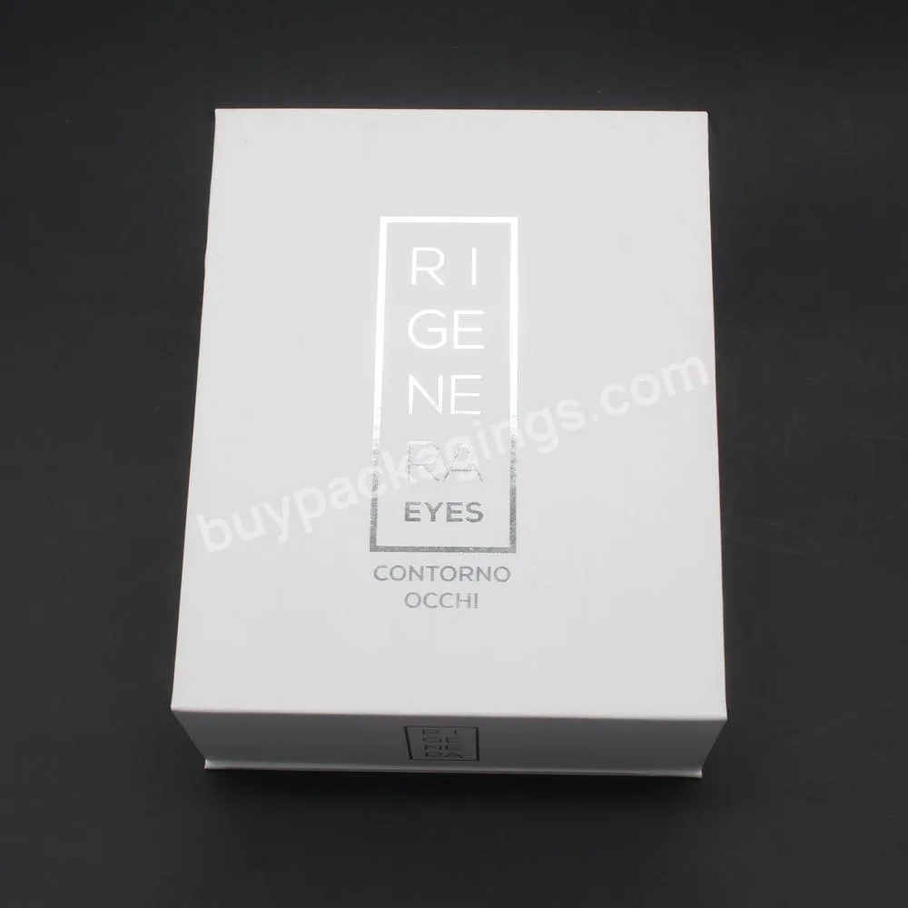 Custom Logo Luxury Private Label White Empty Cosmetic Hand Face Eye Cream Packaging Box