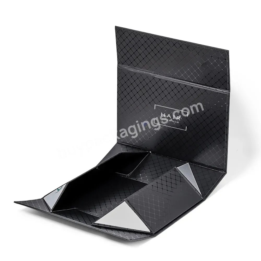 Custom Logo Magnetic Gift Packing Folding Paper Box For Clothing Shoe Lingerie
