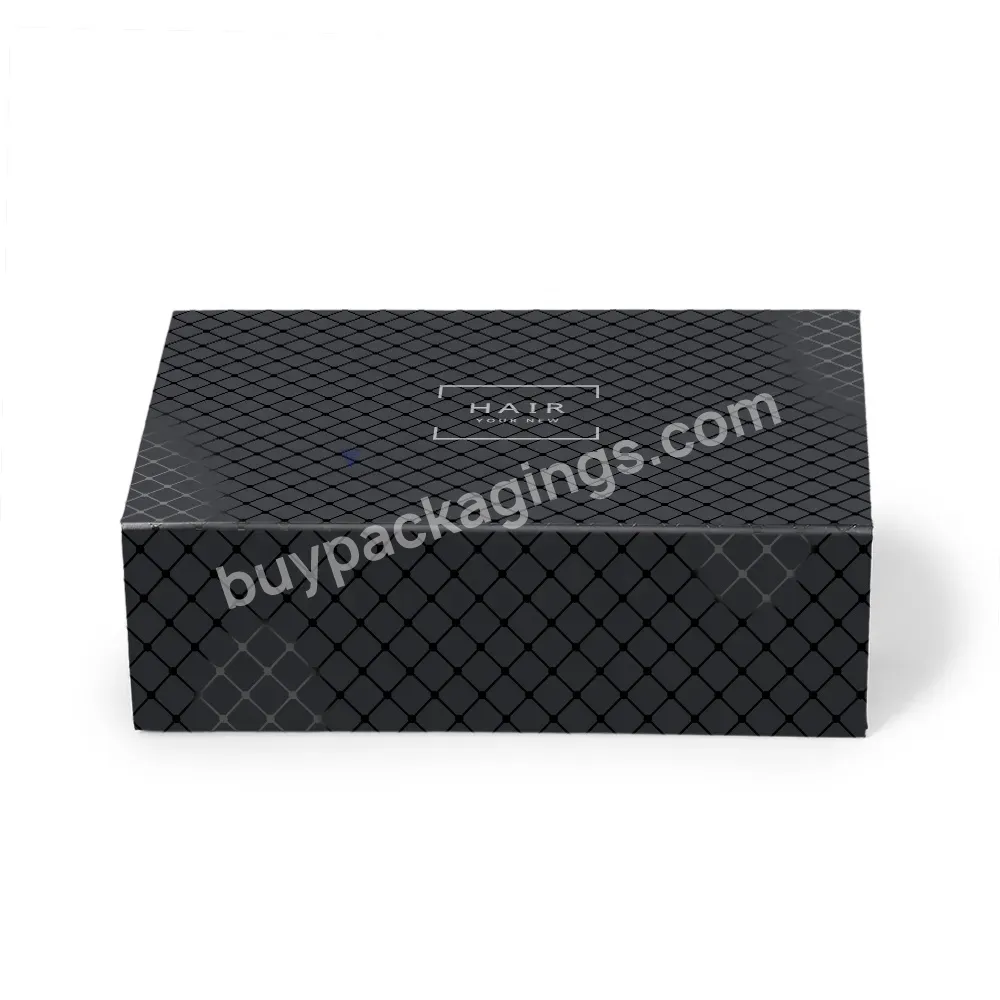 Custom Logo Magnetic Gift Packing Folding Paper Box For Clothing Shoe Lingerie