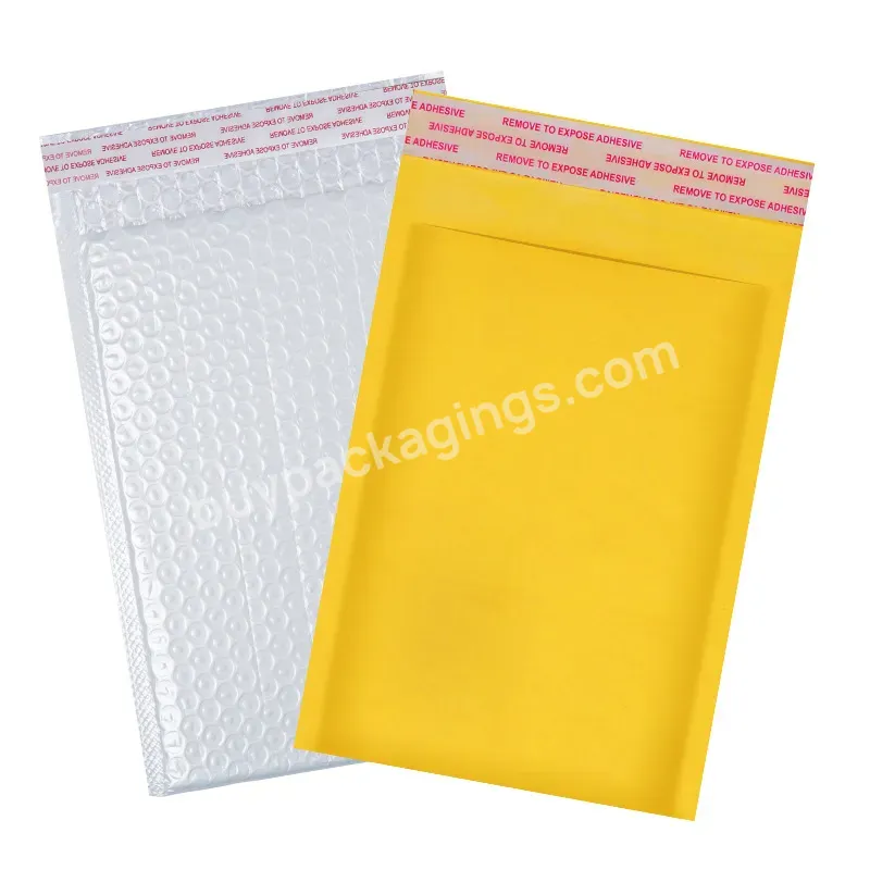 Custom Logo Mailing Bags Nice Printing Shock Proof Envelopes Padded Bubble Poly Bubble Mailers Packaging Shipping