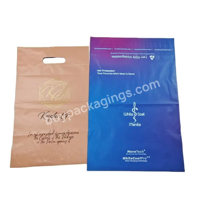 Custom Logo Matte Black Plastic Mailing Bags Garment Packaging Bags Shipping Envelope For Clothes Poly Mailer For Shoes Box