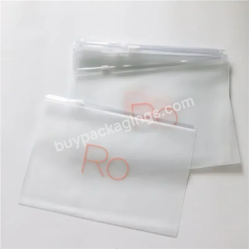 Custom Logo Mini Pvc Plastic Jewelry Pouch Cosmetic Slide Zip Lock Packaging Bags For Jewelry