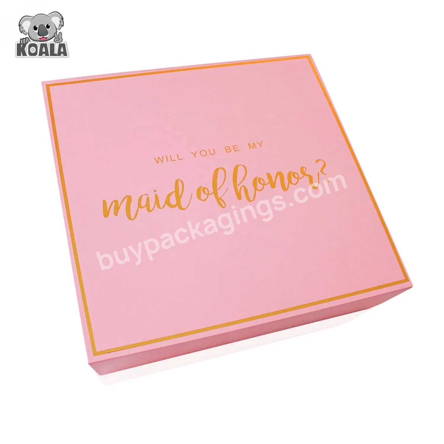 Custom Logo New Arrival Pink Cosmetic Perfume Luxury Cardboard Magnetic Folding Wedding Gift Box