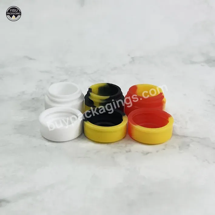 Custom Logo Nonstick Food Grade Silicone Oil Wax Concentrate Container Jar