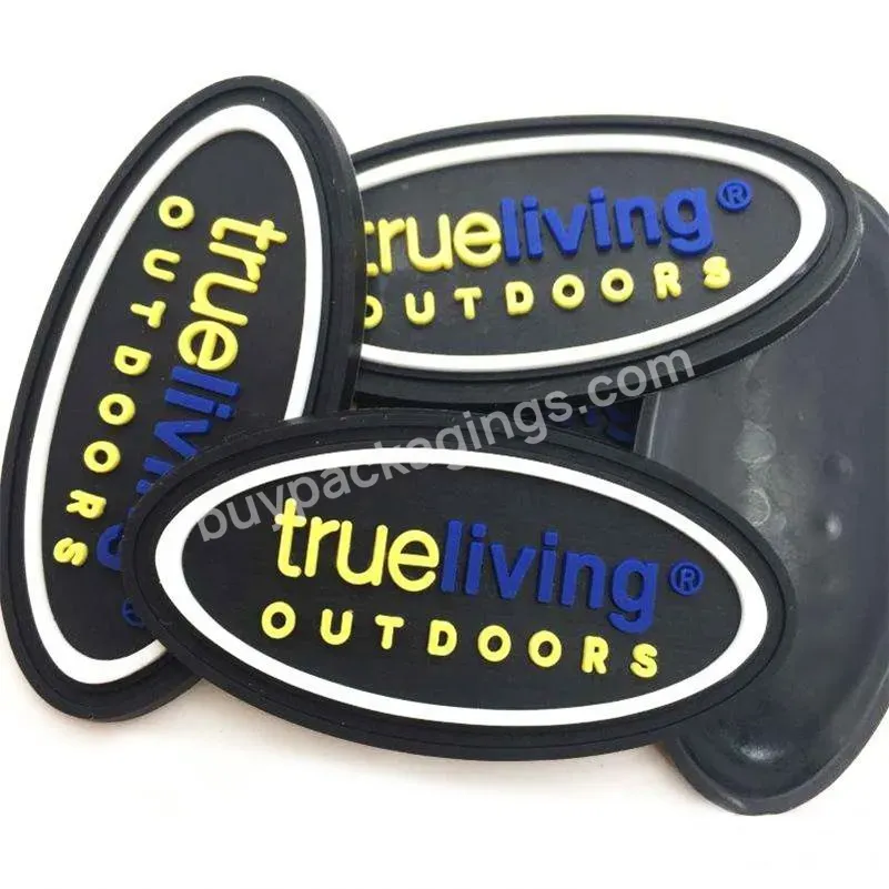 Custom Logo Oem Iron On Essentails Personalized Clothing 3d Soft Patches Hat Rubber Tpu Pvc Patch