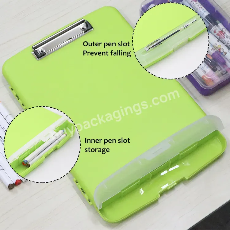 Custom Logo Office A4 A5 Pp Printed Expanding Hanging File Folders Organizer Box File Filing Products Plastic Storage Clipboard