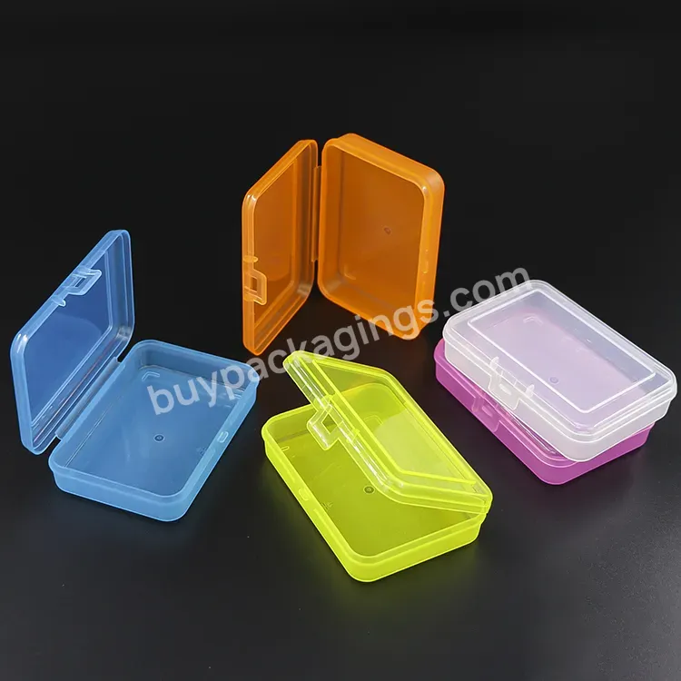 Custom Logo Organizing Transparent Packing Case Portable Small Packaging Box Clear Pp Storage Plastic Box