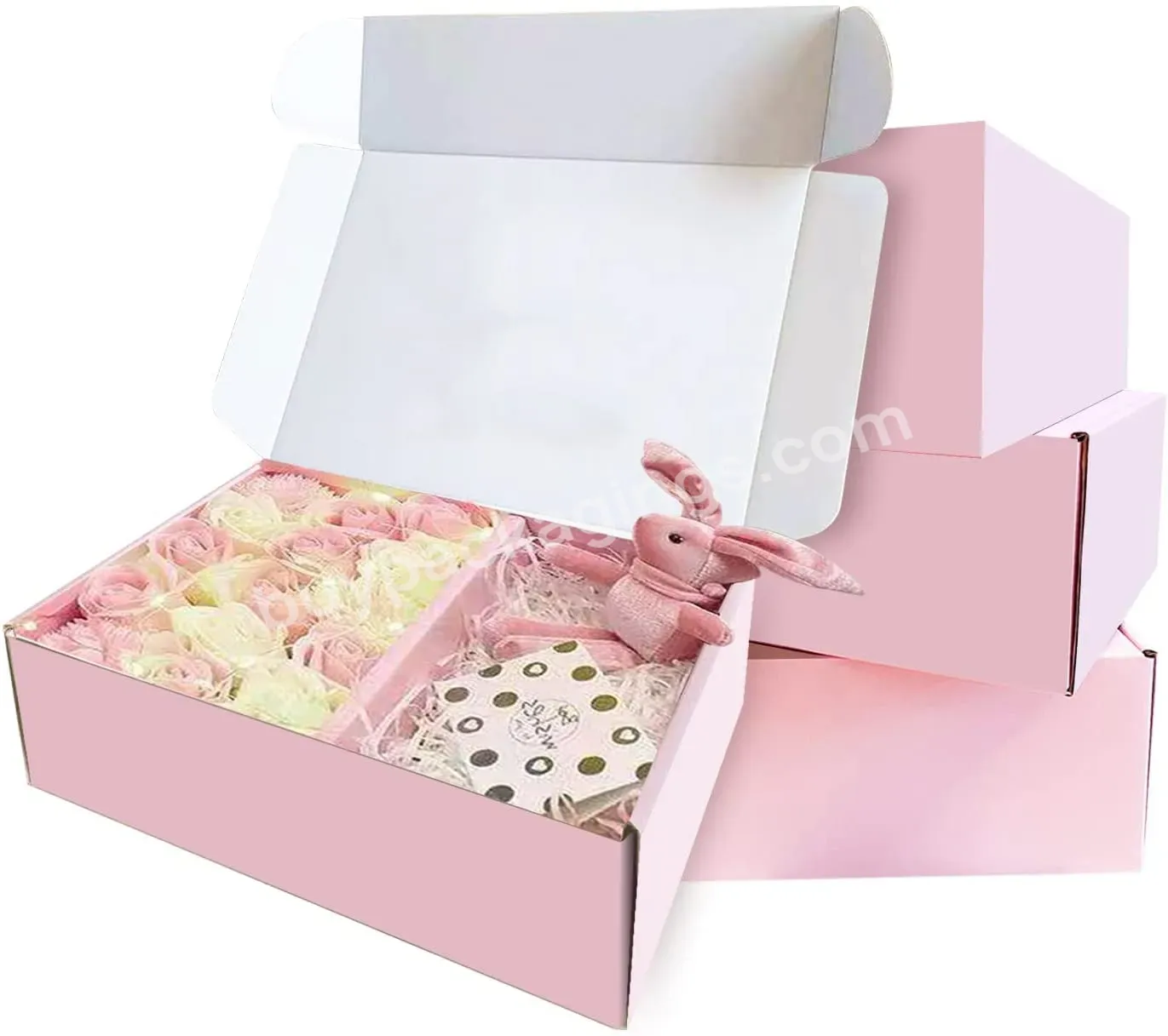 Custom Logo Packaging Cardboard Carton Mailer Box Baby Clothing Shoes Corrugated Packaging Paper Shipping Boxes