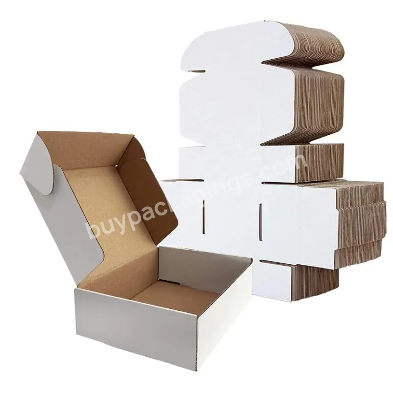 Custom Logo Packaging Large Cardboard Carton Mailer Box Baby Clothing Shoes Corrugated Packaging Paper Shipping Boxes