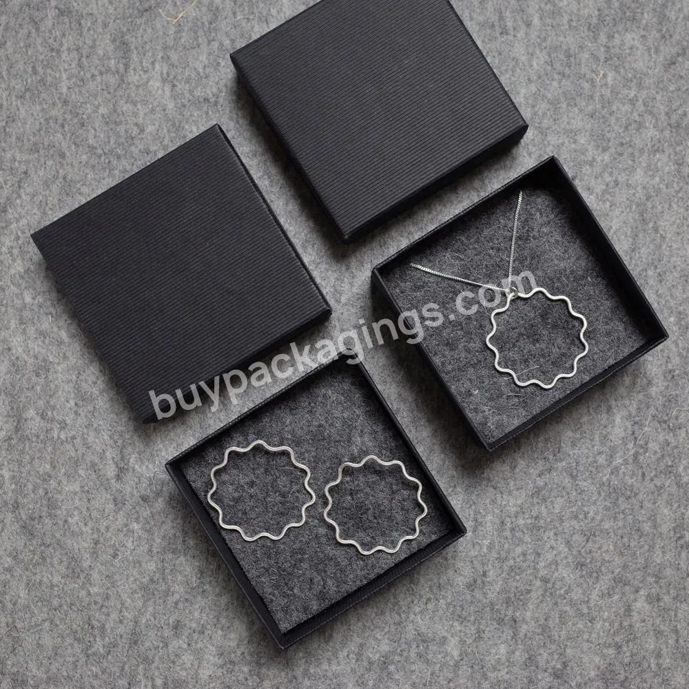 Custom Logo Paper Cardboard Personalized Small Drawer Jewelry Hoop Earring Boxes Packaging Bulk Schmuck