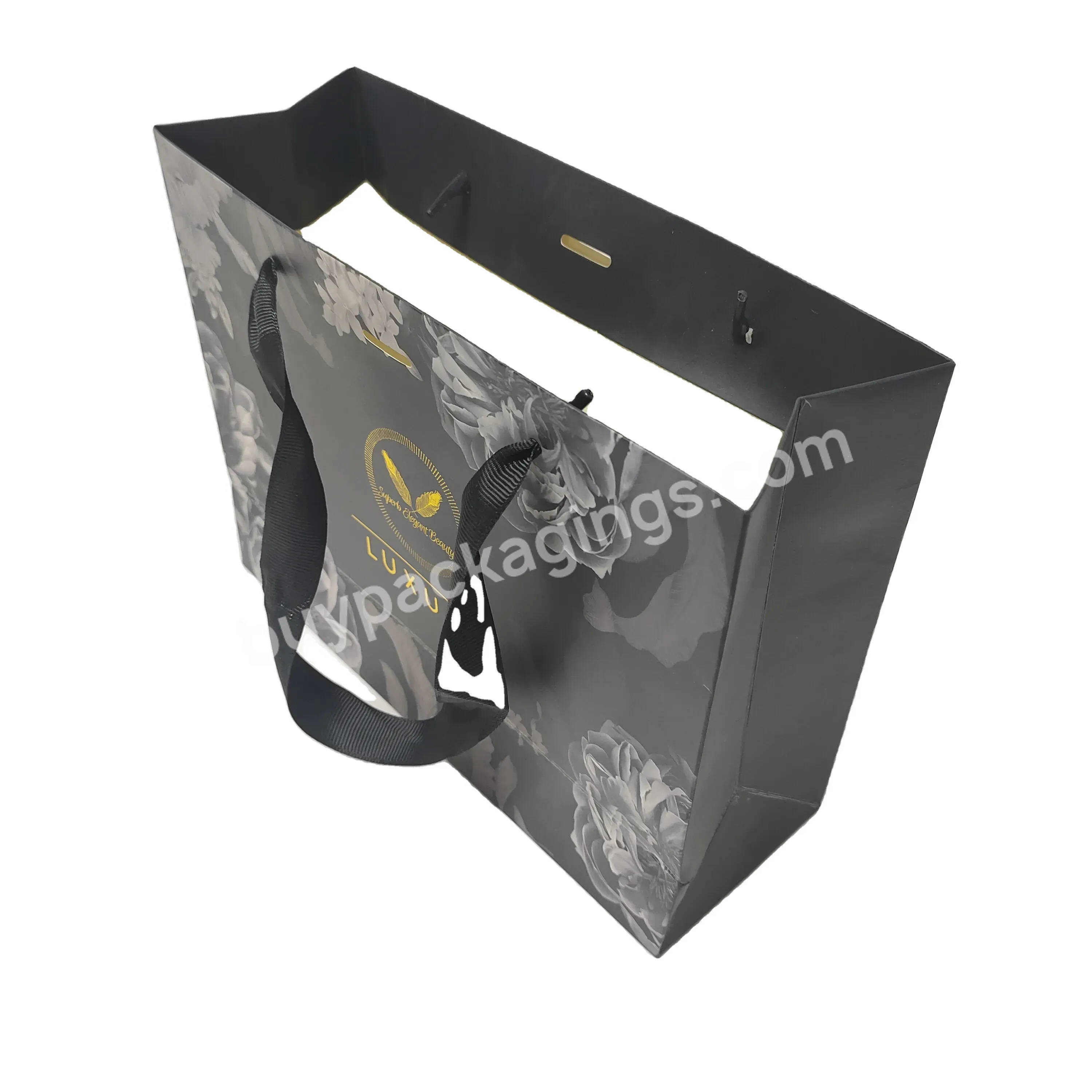 Custom Logo Paper Gift Bags With Handles Oem For Underwear Packaging Bags