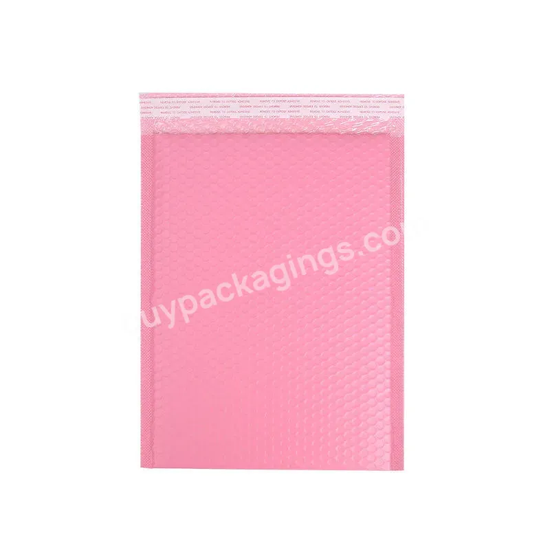 Custom Logo Pink Poly Bubble Mailer Envelope Express Shipping Mailing Bubble Mailers With Logo