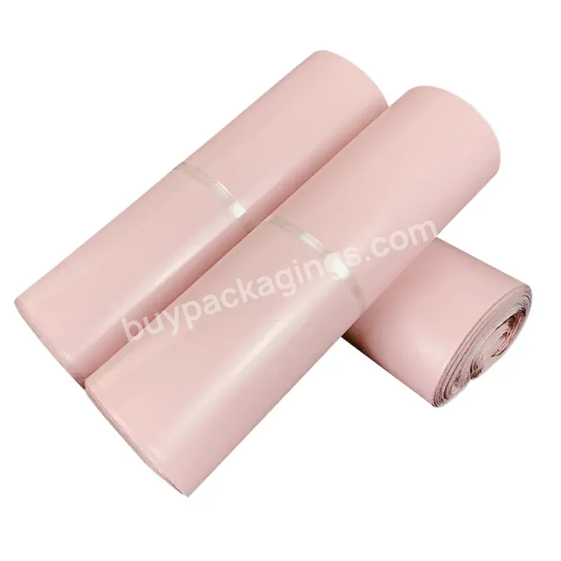 Custom Logo Pink Post Parcel Postage Shipping Mailing Clothing Bags D2w Epi Pla Cornstarch Biodegradable 100% Compostable Mailer