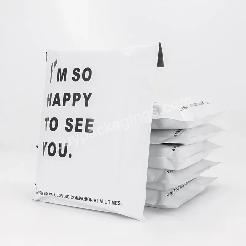 Custom Logo Plastic Courier Poly Seal Mailing Bag Personalized Mailing Bags Envelope Printed Delivery Clothes Shipping Bag