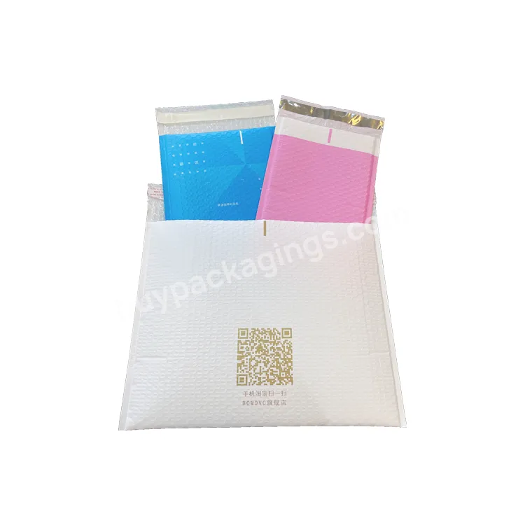 Custom Logo Plastic Green Black Pink Poly Shipping Bag Padded Packaging Envelope Small Bubble Maile