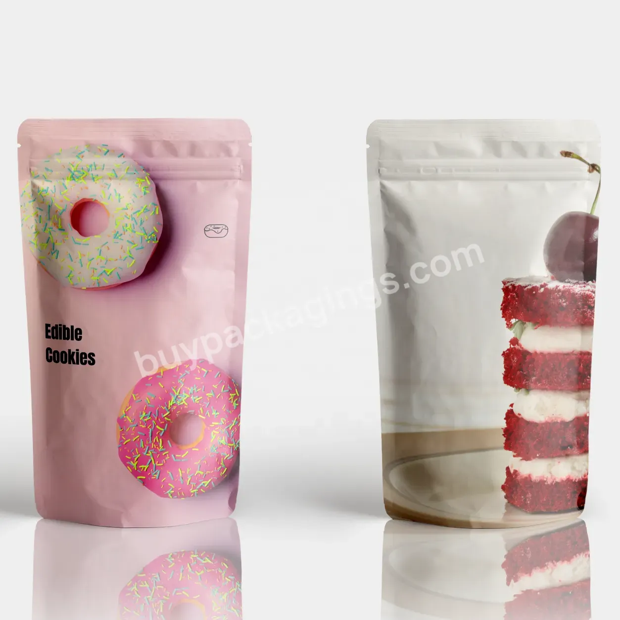 Custom Logo Plastic Nuts Package Pouch Packaging Food Storage Bags Dry Food Dried Fruits Mango Bags