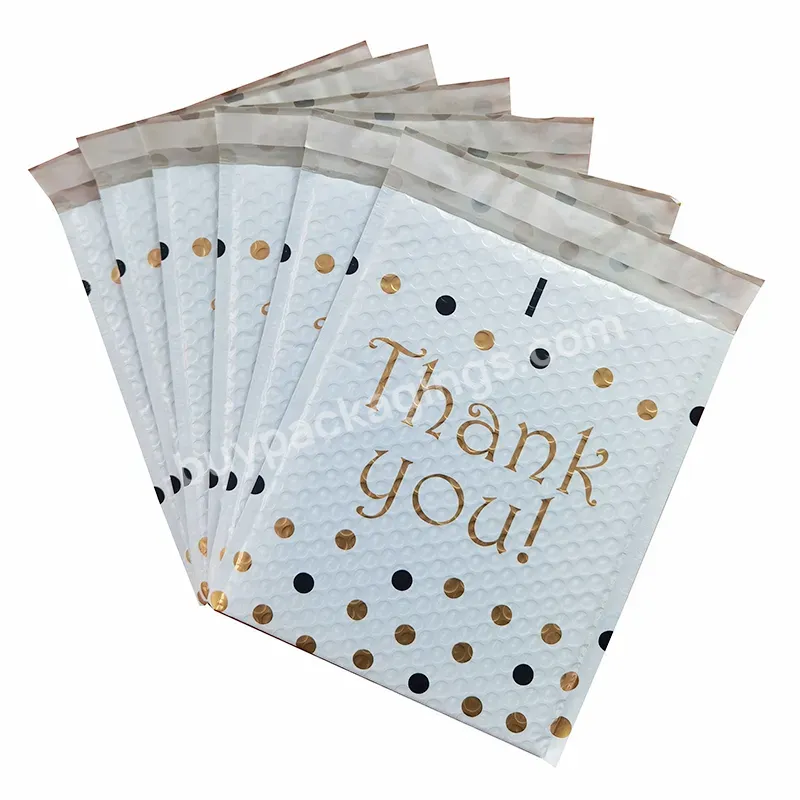 Custom Logo Poly Mailer Custom Print Thank You Gracias Poly Mailer Flower Thank You Bag