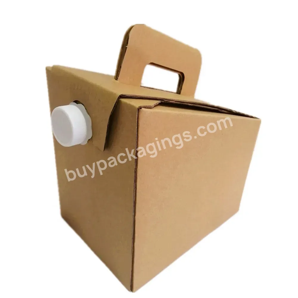 Custom Logo Print 1l 2l 3l 5l 10l Disposable Tea Juice Wine Bib Bag In Box Dispenser Coffee To Go Beverage Take Out Container