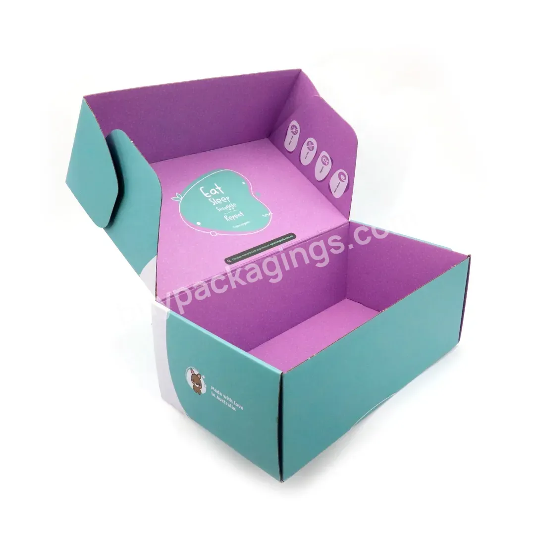 Custom Logo Print Airplane Paper Box Packaging Gift Cardboard Clothing Mailer Shipping Box