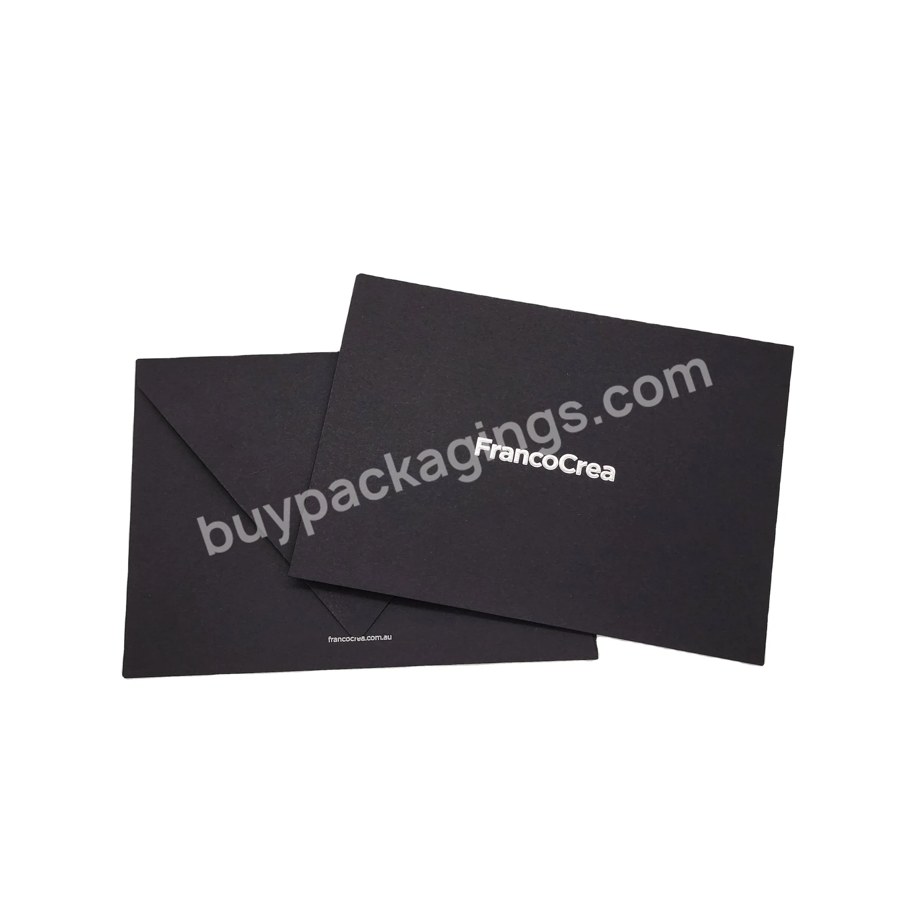 Custom Logo Print Carton Luxury Folding Mini Black Envelopes Gift Packaging Cardboard Kraft Paper Envelope - Buy Kraft Paper Envelope,A4 Custom Paper Envelope,Luxury Mini Paper Envelope Printing.