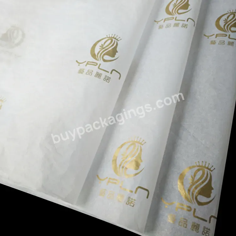 Custom Logo Print Packaging Tissue Wrapping Paper For Garment Wrapping Tissue Paper