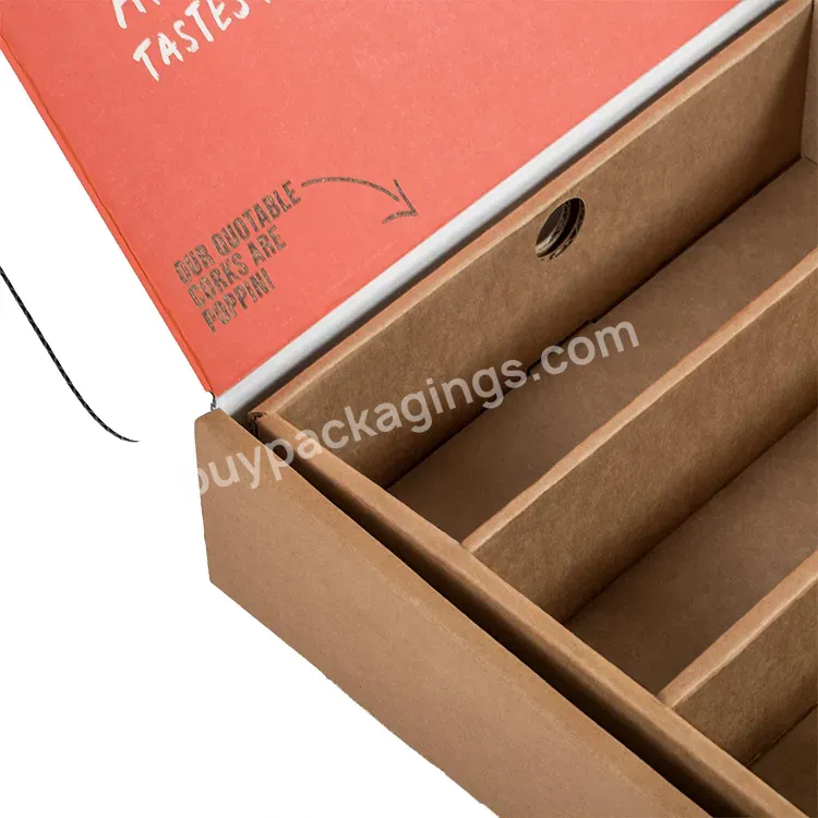 Custom Logo Printed Beers Packaging Wine Shippers Boxes Carton Shipping Cardboard Box For Bottles