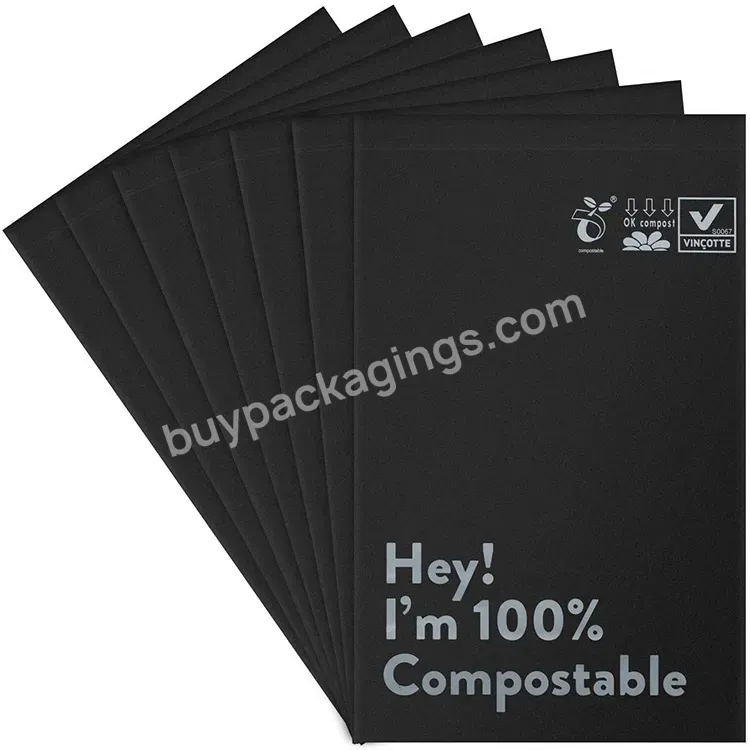 Custom Logo Printed Biodegradable Compostable Plastic Satchel Mailing Bag Wholesale Shipping Plant Based Poly Mailers Envelopes - Buy Compostable Bag,Custom Mailing Bags,Mailing Bag Custom Logo.